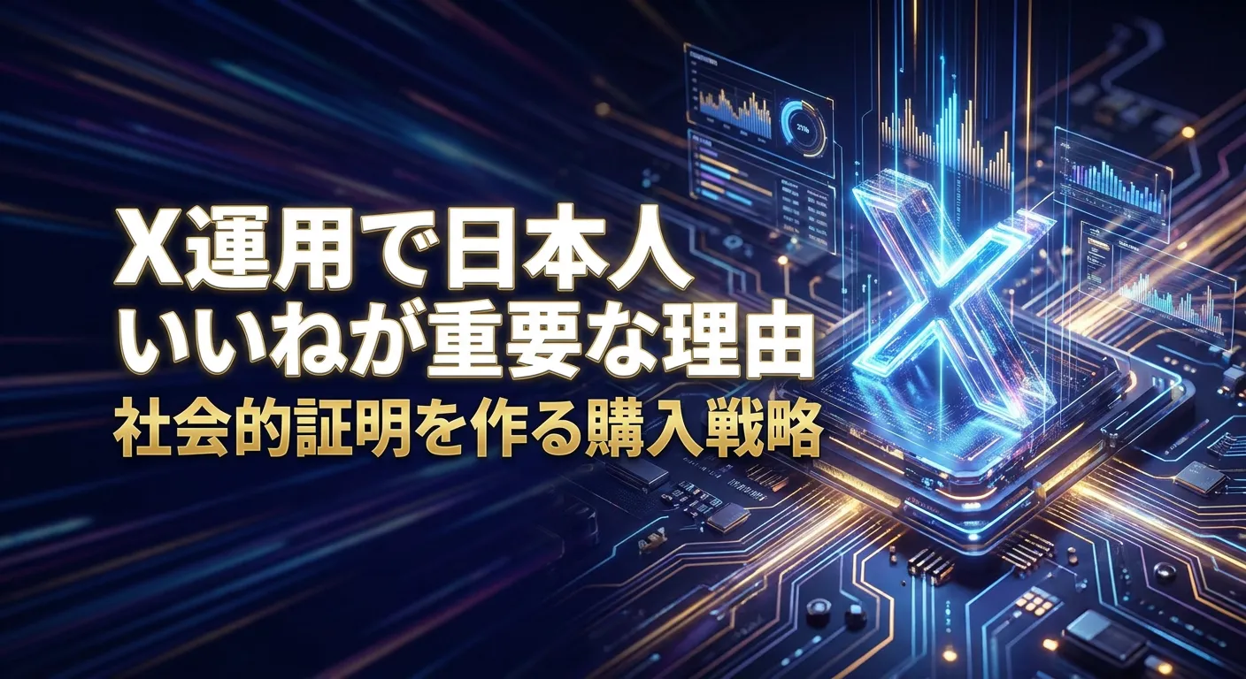 X運用で日本人いいねが重要な理由|社会的証明を作る購入戦略