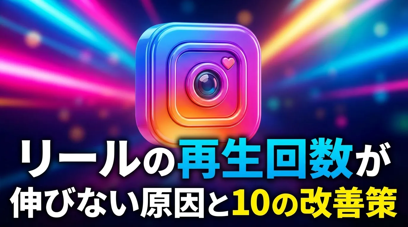 リールの再生回数が伸びない原因と10の改善策
