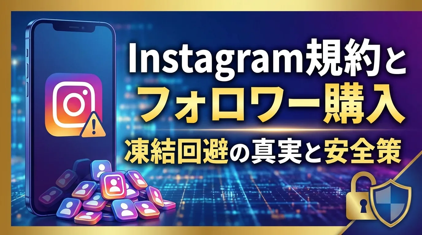 【規約の真実】Instagramフォロワー購入は違反?2026年版リスク回避と運用の境界線