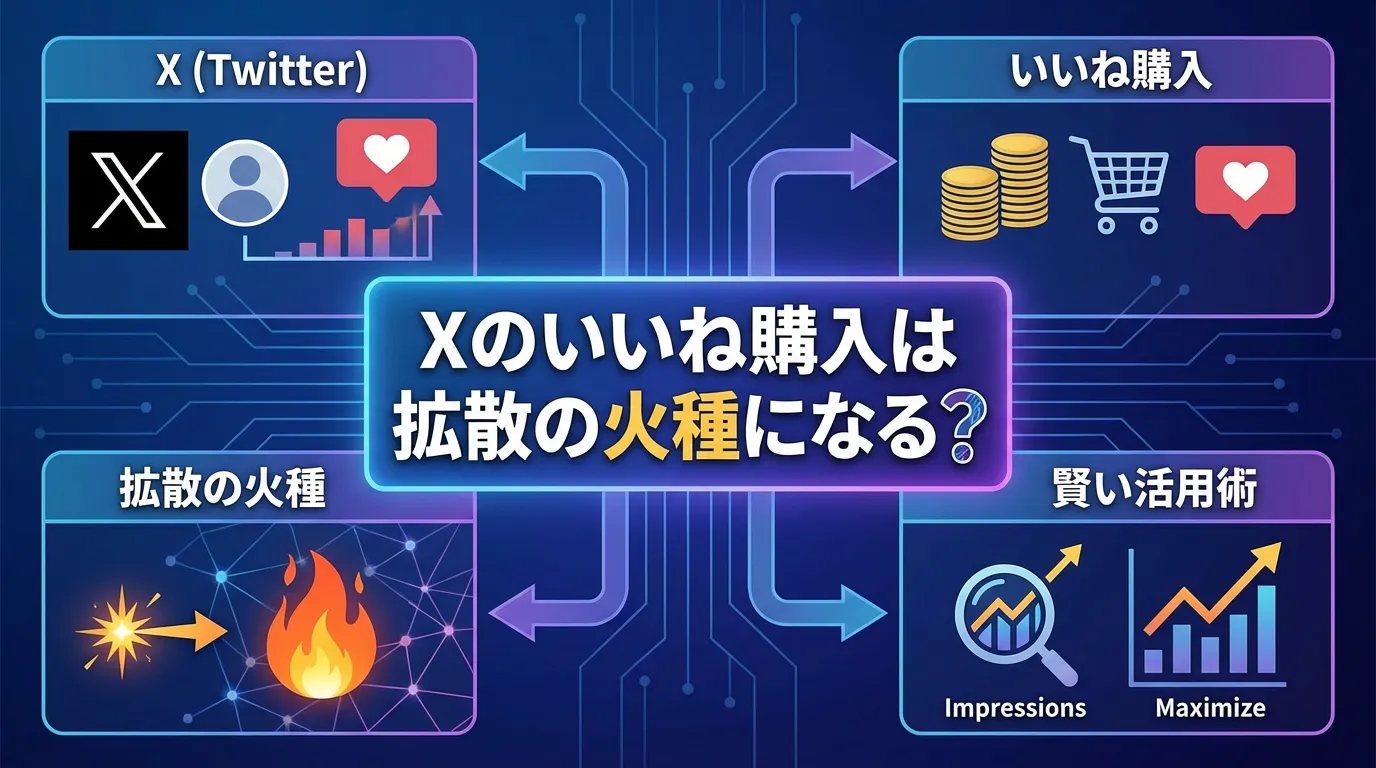 Xのいいね購入はバレる?拡散・インプレッションを最大化する賢い活用術【2026】